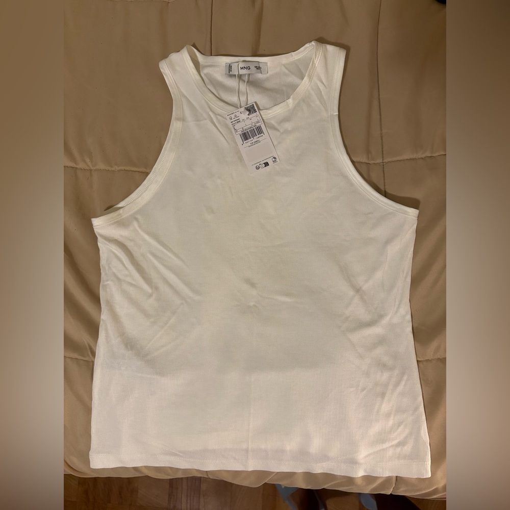 Mango White Tank Top